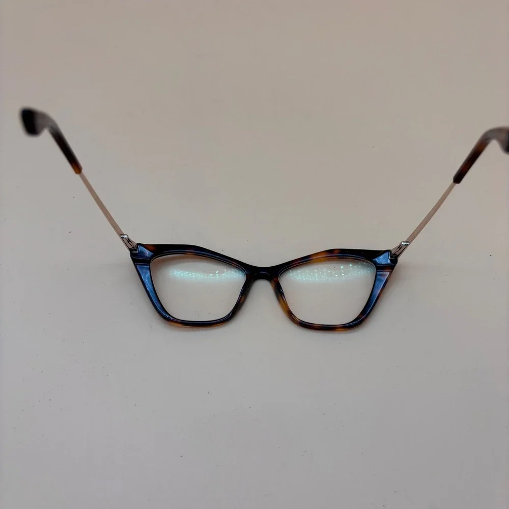 EyebuyDirect Tiffany C1 Tortoise Cat Eye Glasses Frames Women Gold 51-16-140